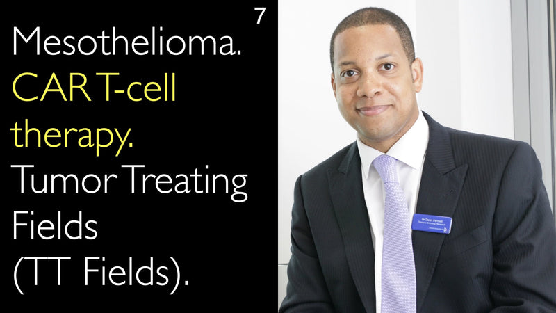 Mesothelioma. CAR T-cell therapy. Tumor Treating Fields  (TT Fields). 7
